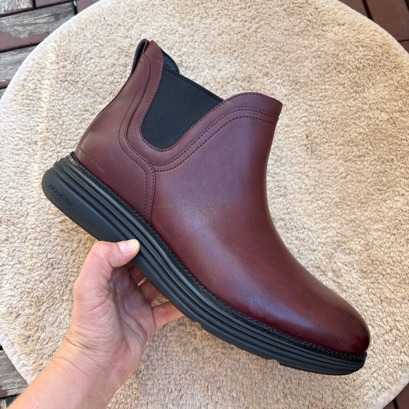Cole Haan Men's Original Grand Ultra Men's Brown Leather Chelsea Boots sz 11W - Picture 1 of 8